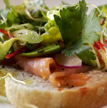 Smoked Salmon Toast